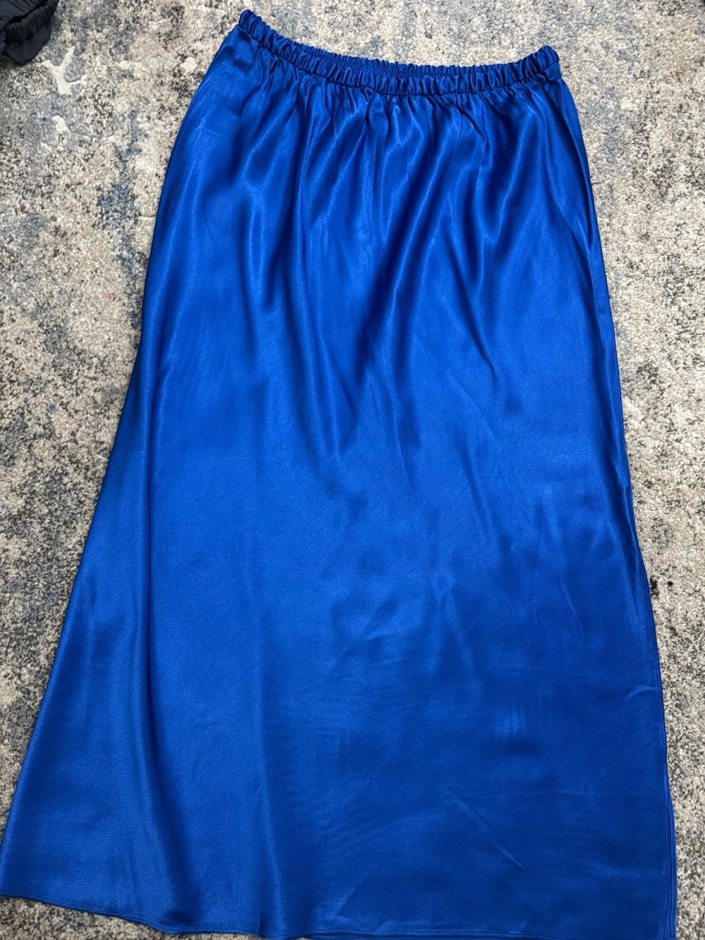 J. Crew Satin Midi Skirt in Royal Blue. Plz read description for size